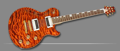 DTM Guitars / Vintage Singlecut / David Thomas McNaught Guitars / Autumn / Quilt Maple / Mother of Pearl / TonePros Gold hardware